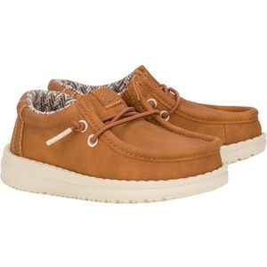 Hey Dude Kids Chestnut Moccasin Boat Shoes